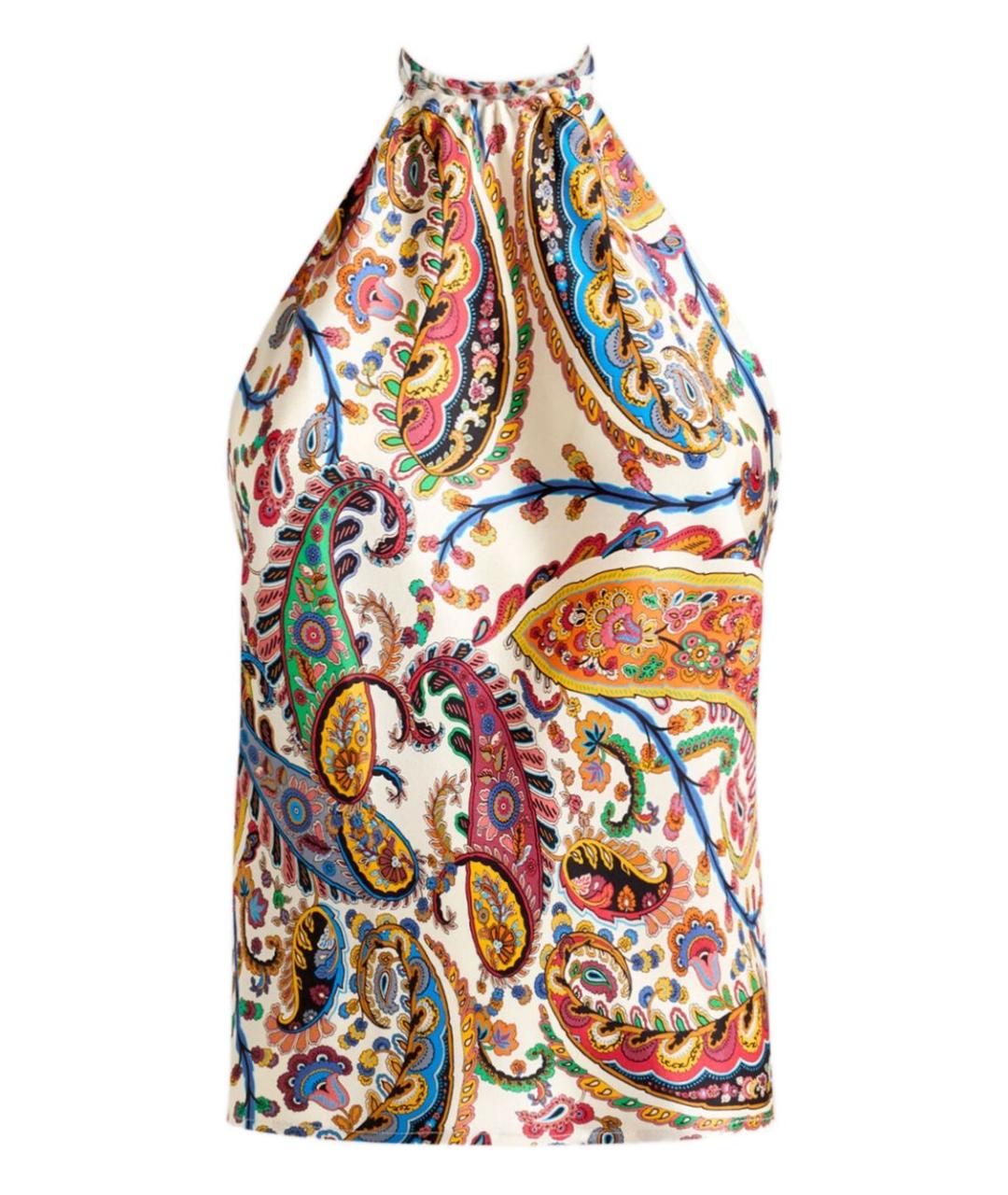 ETRO Мульти шелковая майка, фото 1