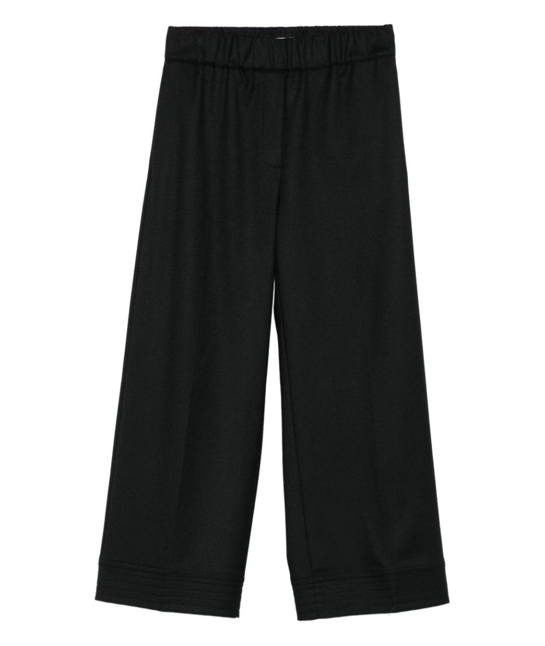D.EXTERIOR Черные полиэстеровые брюки широкие, фото 1