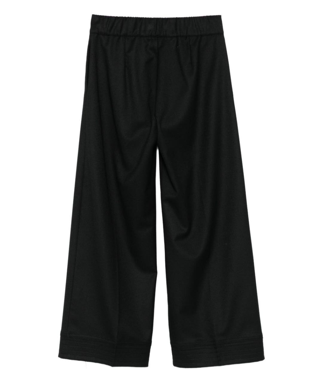 D.EXTERIOR Черные полиэстеровые брюки широкие, фото 2