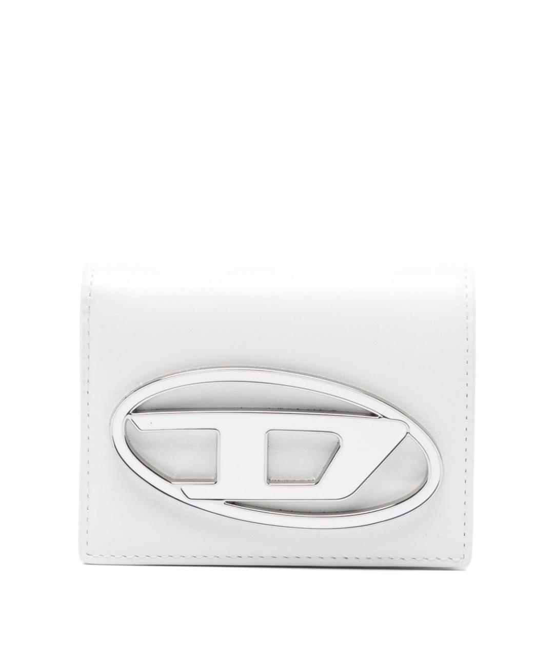 DIESEL Белый кожаный кошелек, фото 1