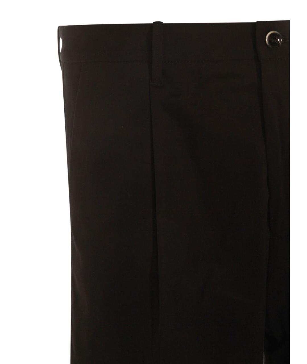 NINE IN THE MORNING Черные хлопковые повседневные брюки, фото 4