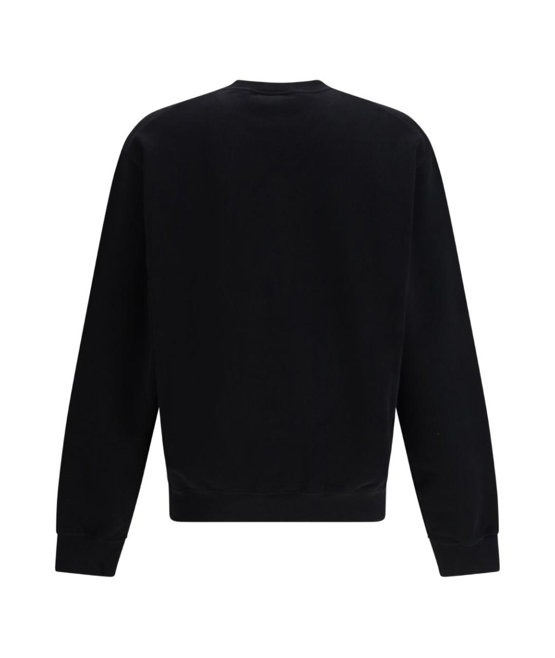 DSQUARED2 Черный хлопковый джемпер / свитер, фото 2