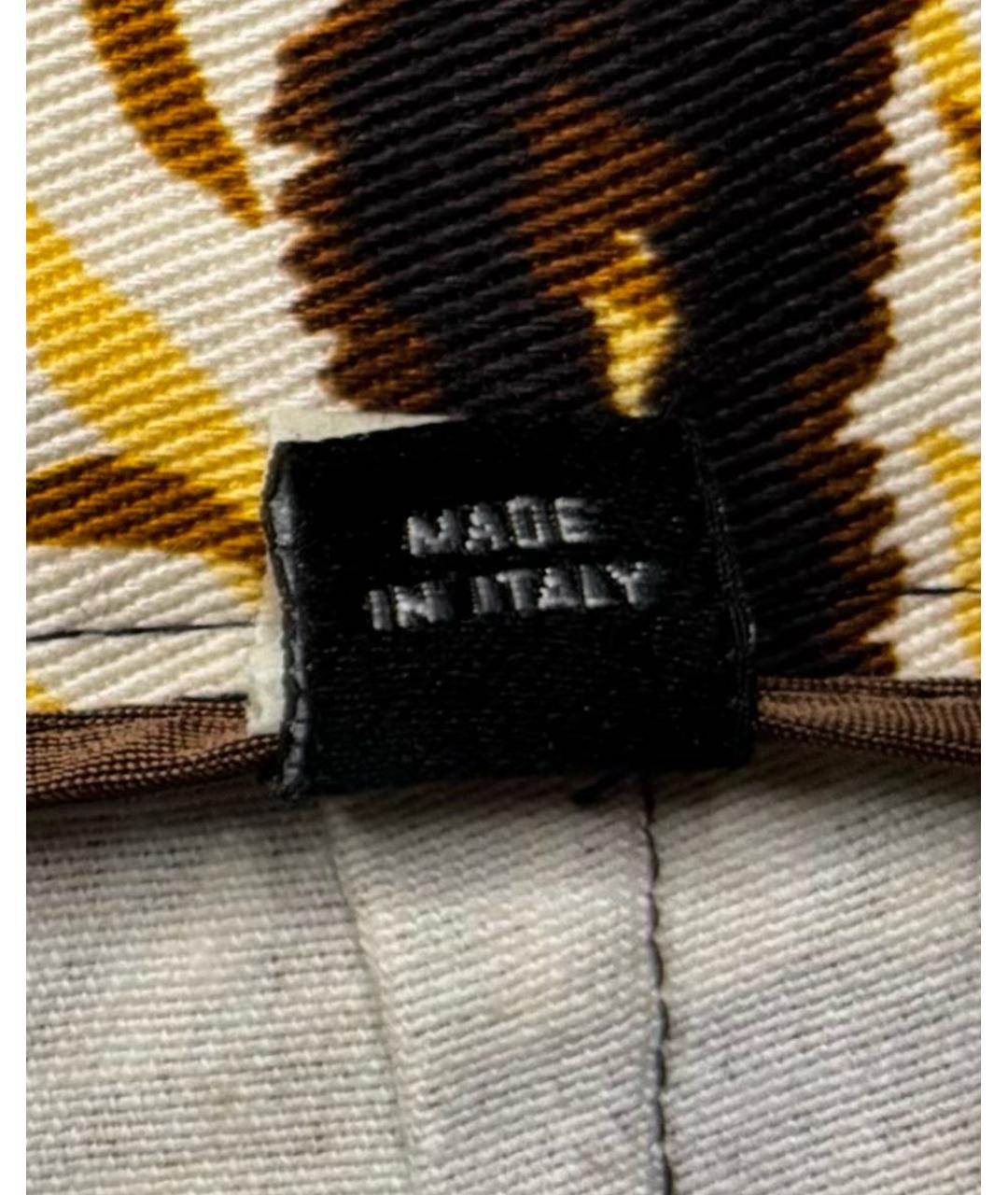 DOLCE&GABBANA Мульти хлопковые брюки узкие, фото 8