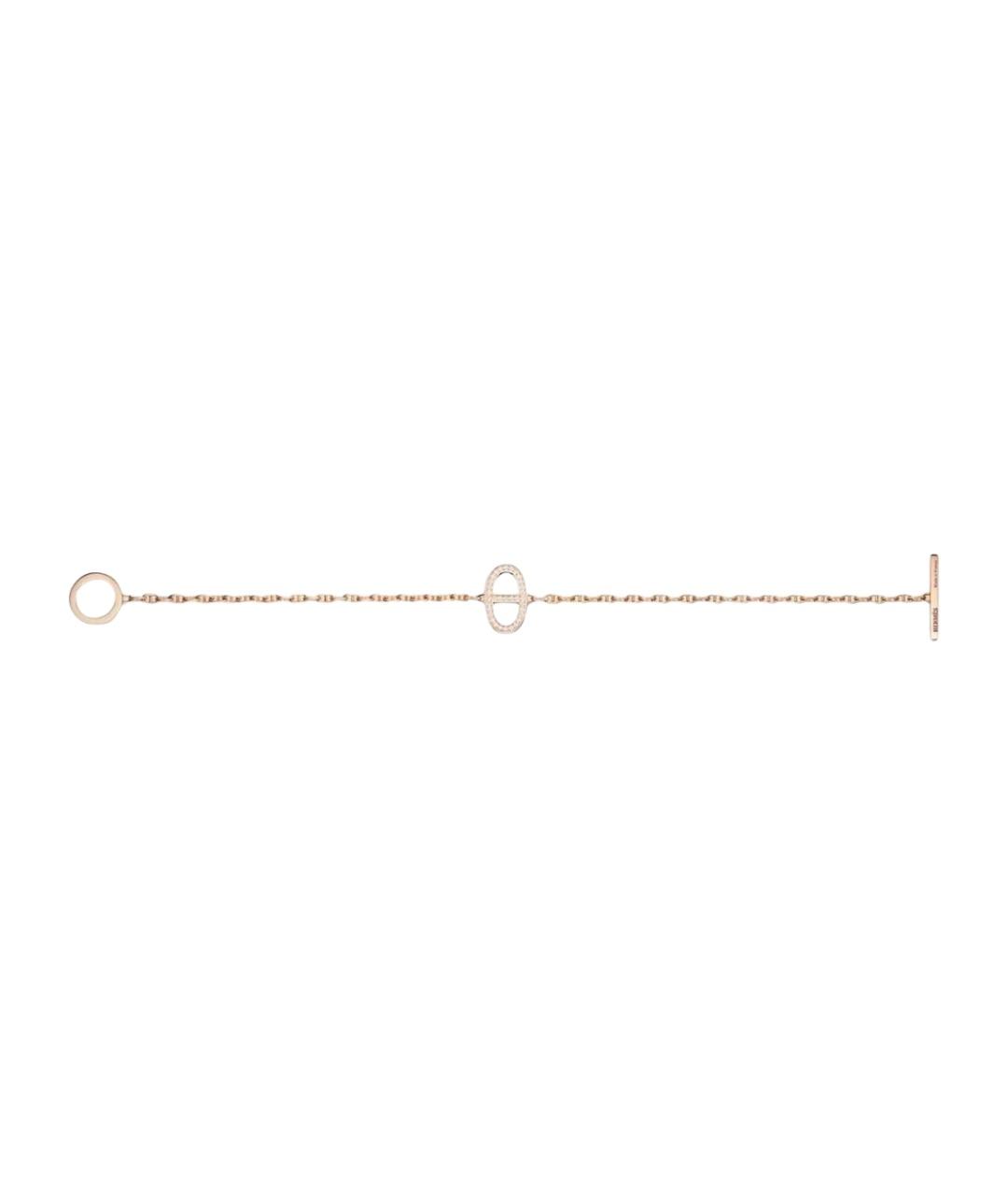 HERMES Розовый браслет из розового золота, фото 1