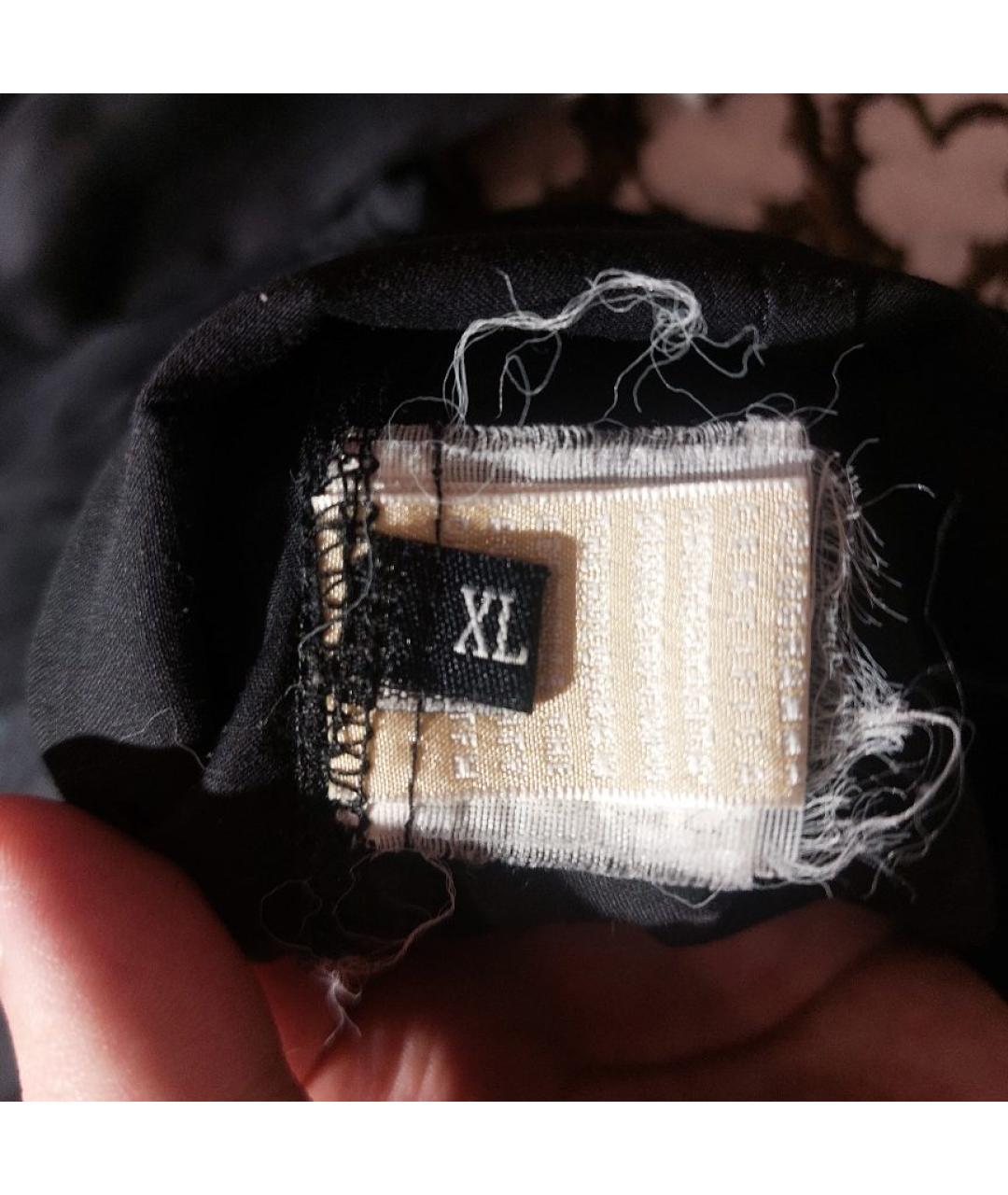 JOHN GALLIANO Черная хлопковая кэжуал рубашка, фото 4