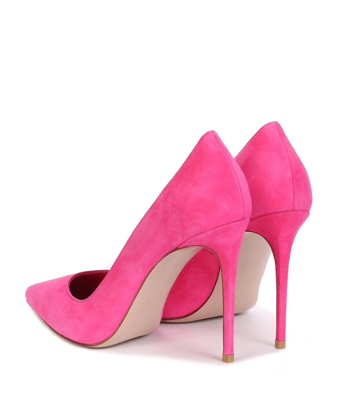 LE SILLA Розовые замшевые туфли, фото 4