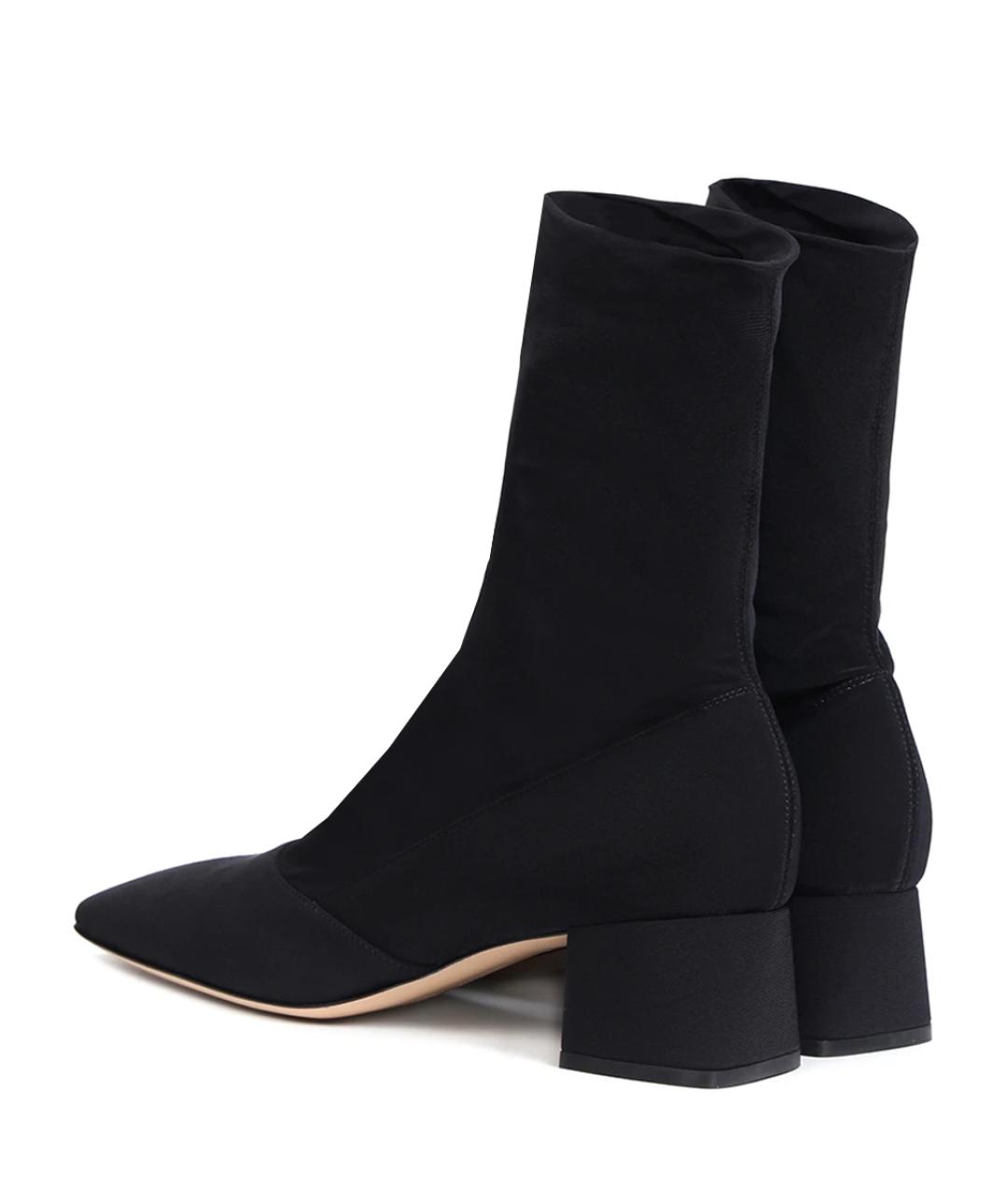 GIANVITO ROSSI Черные замшевые ботильоны, фото 4