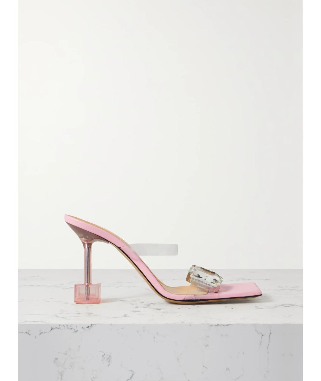 MACH&MACH Розовые мюли, фото 9