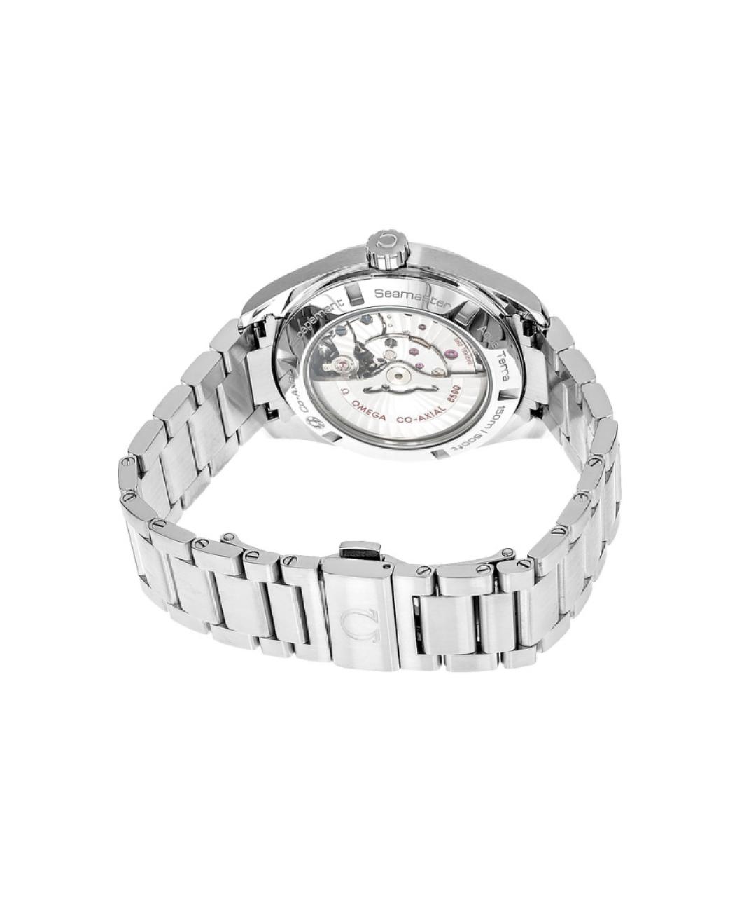 OMEGA Серебряные металлические часы, фото 3