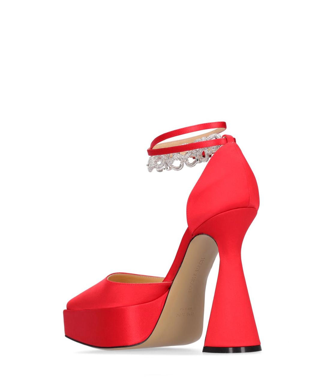 MACH&MACH Красные текстильные туфли, фото 4