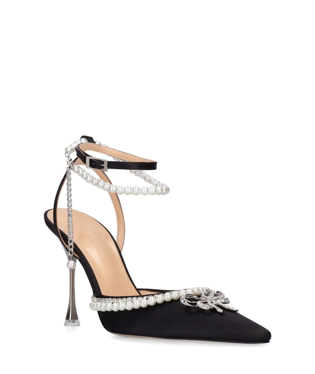 MACH&MACH Черные текстильные туфли, фото 3