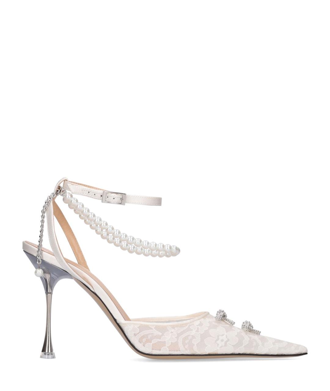 MACH&MACH Белые текстильные туфли, фото 1