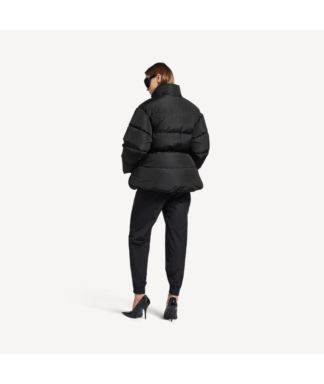 BALENCIAGA Черная полиамидовая куртка, фото 4