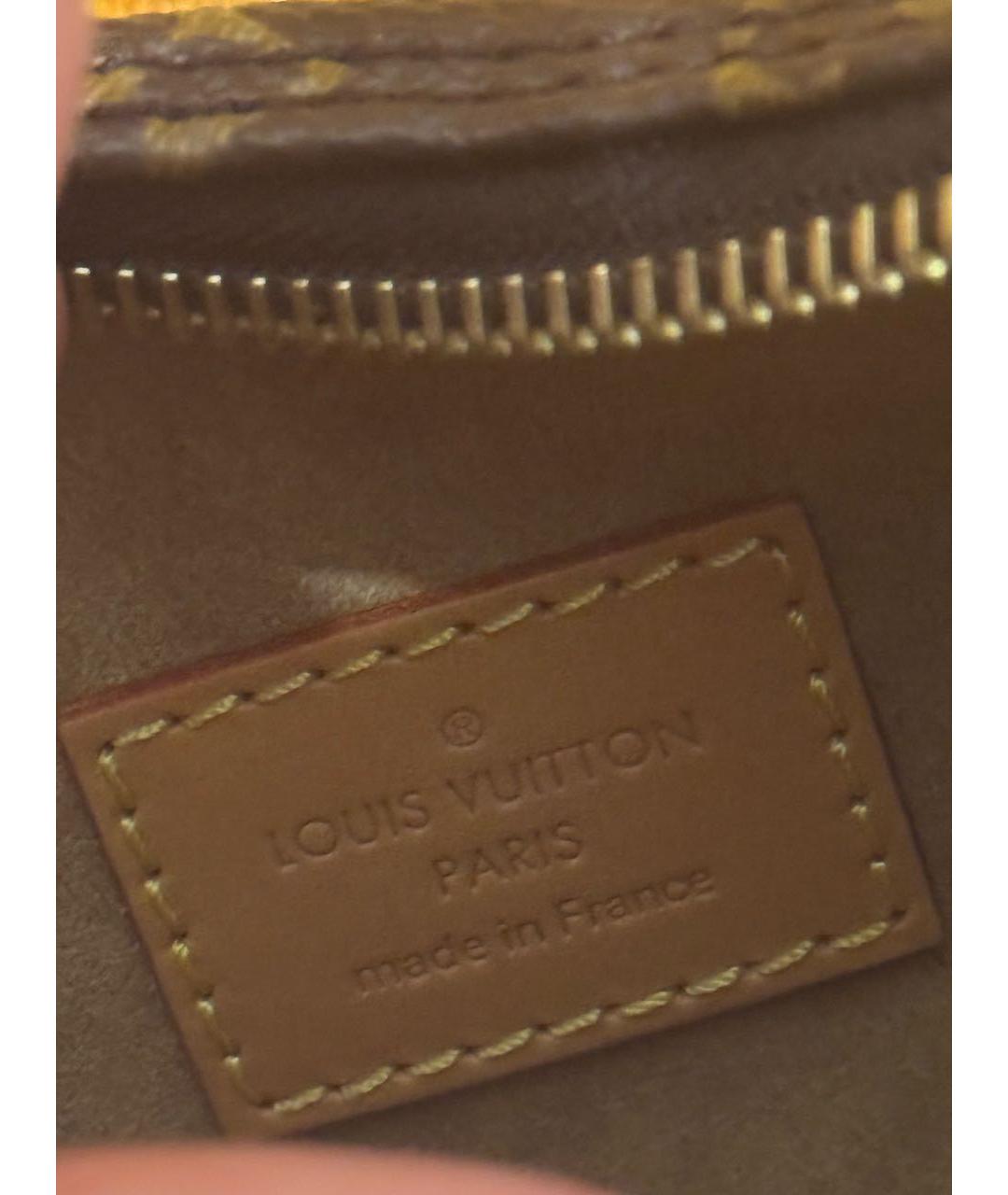 LOUIS VUITTON Кожаная сумка с короткими ручками, фото 6