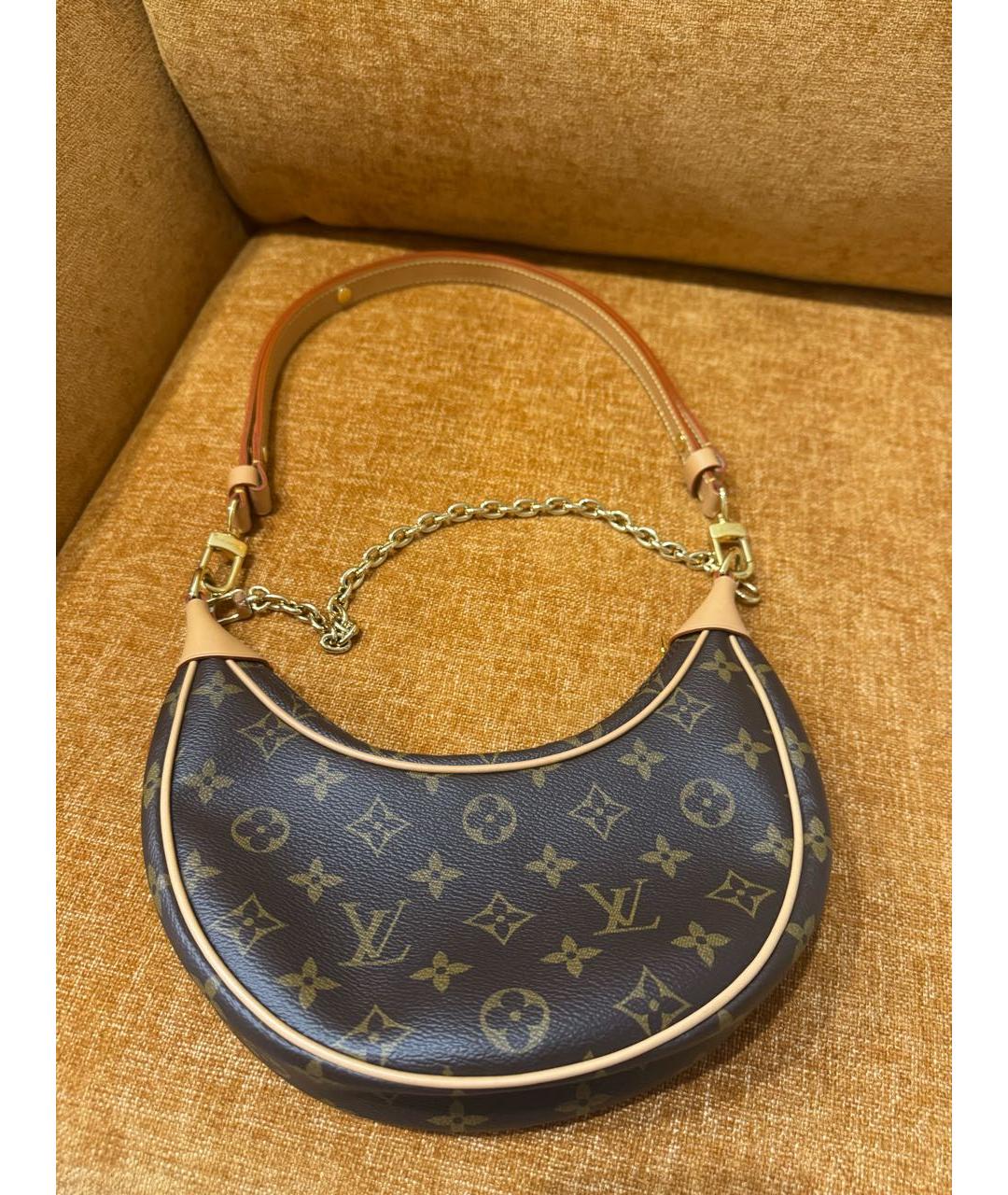 LOUIS VUITTON Кожаная сумка с короткими ручками, фото 2