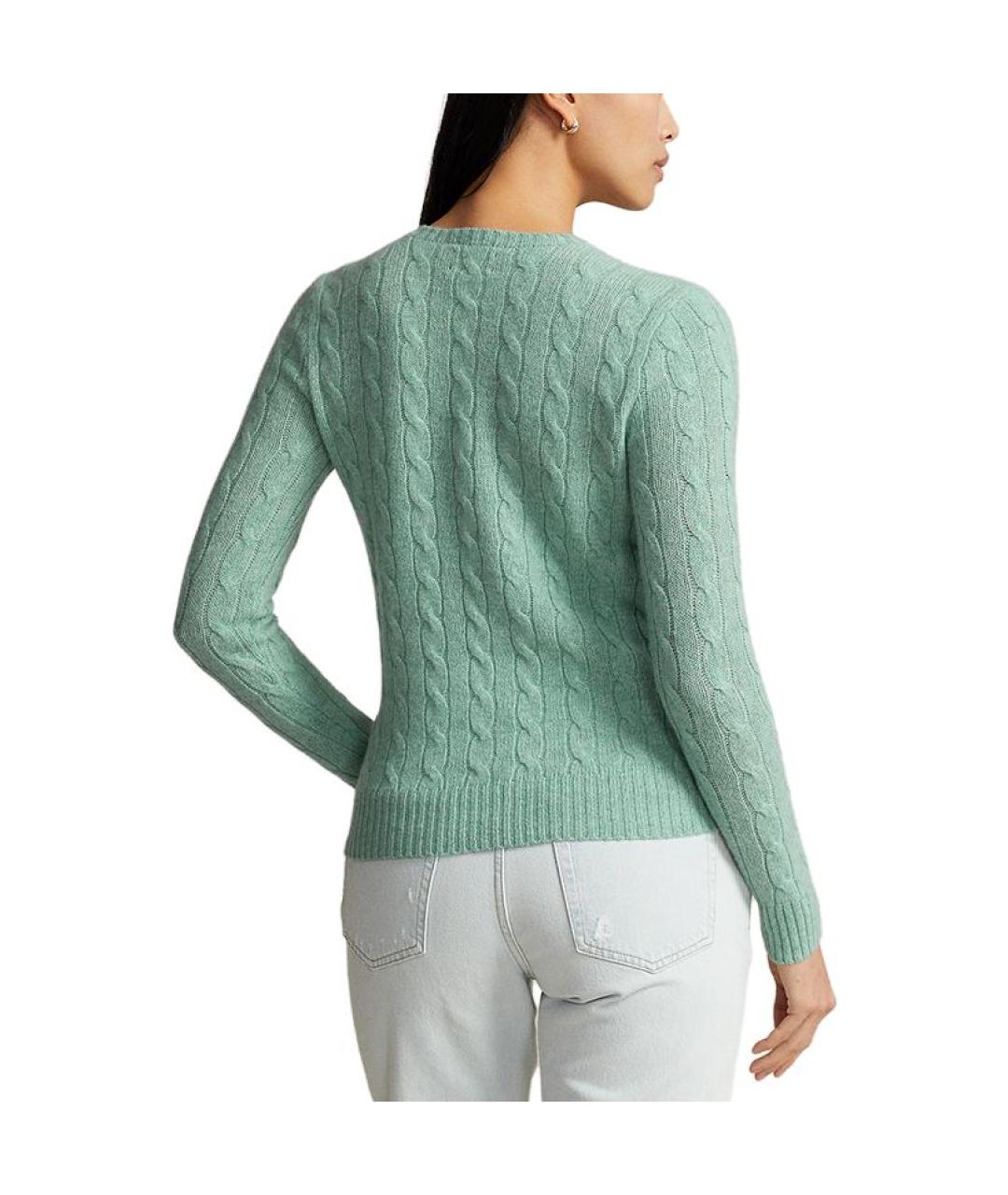 POLO RALPH LAUREN Зеленый джемпер / свитер, фото 3