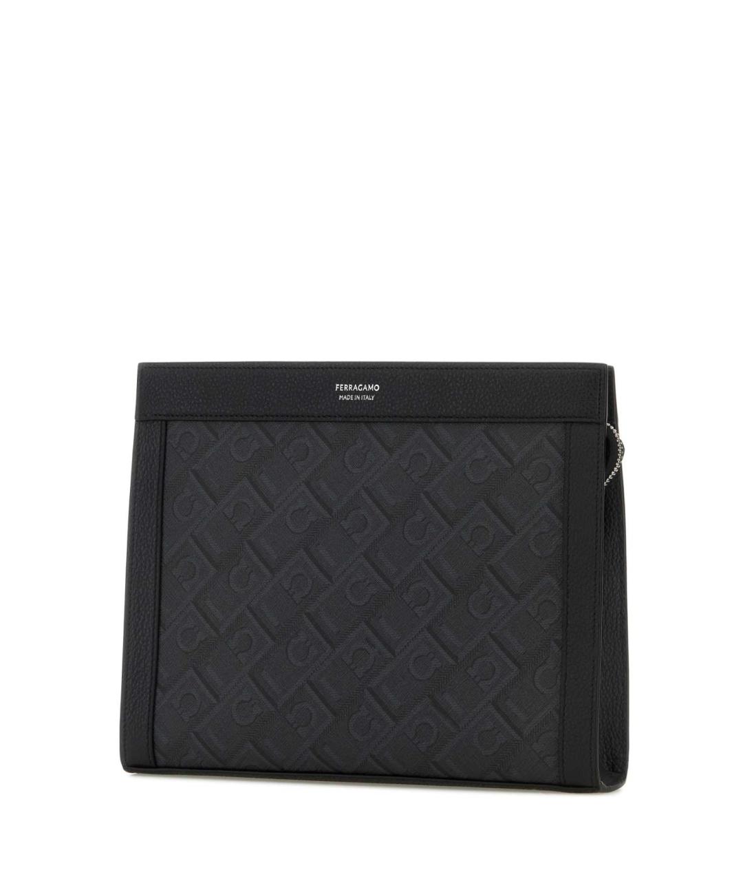 FERRAGAMO Антрацитовый кошелек, фото 2