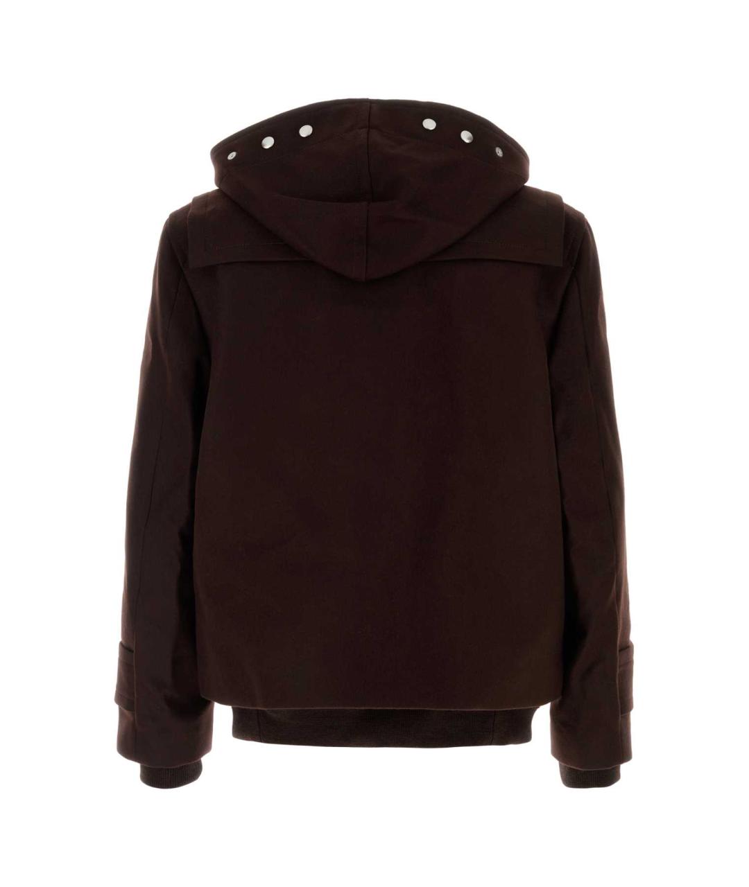 SACAI Коричневая шерстяная куртка, фото 2