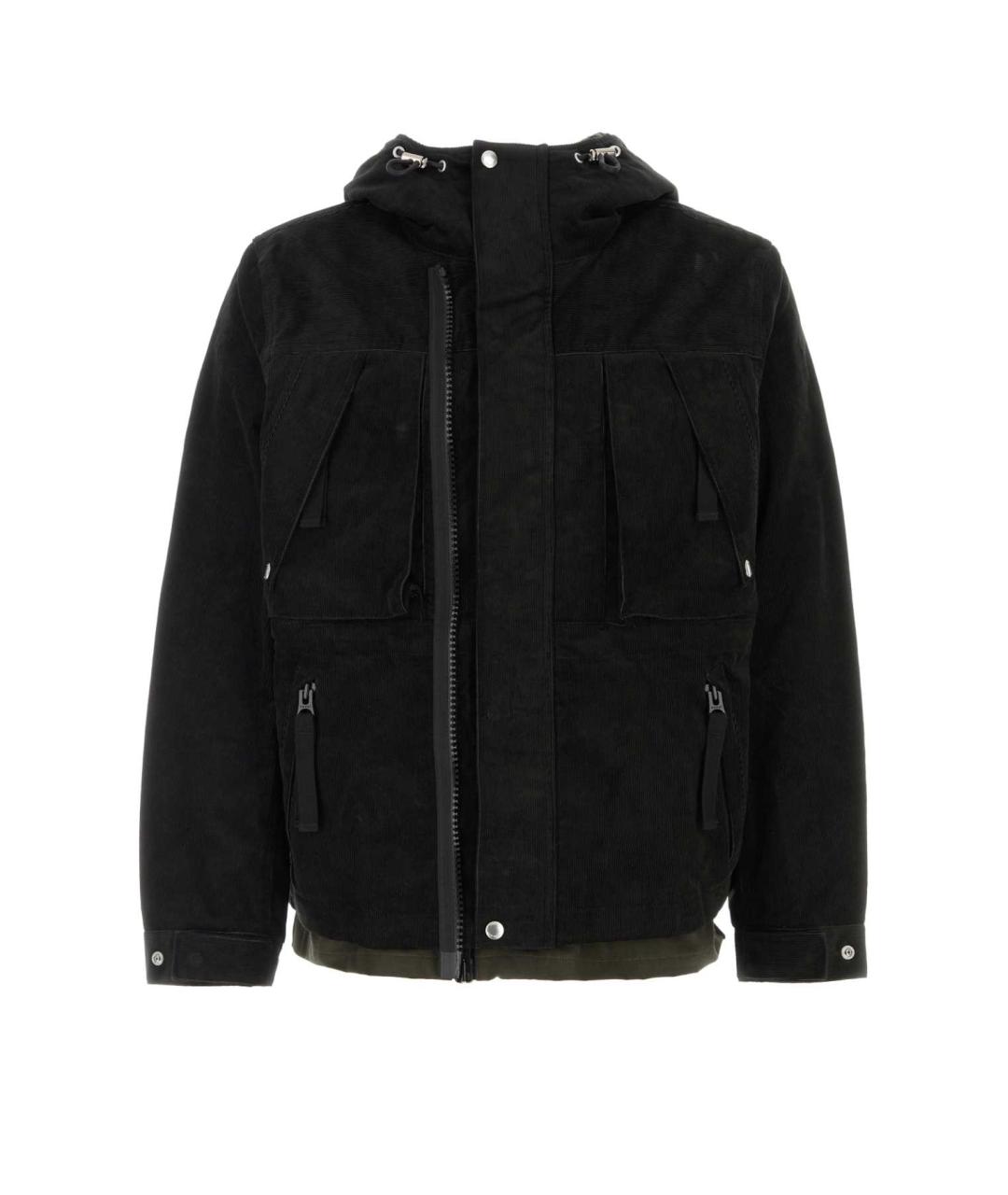 SACAI Черная хлопковая куртка, фото 1