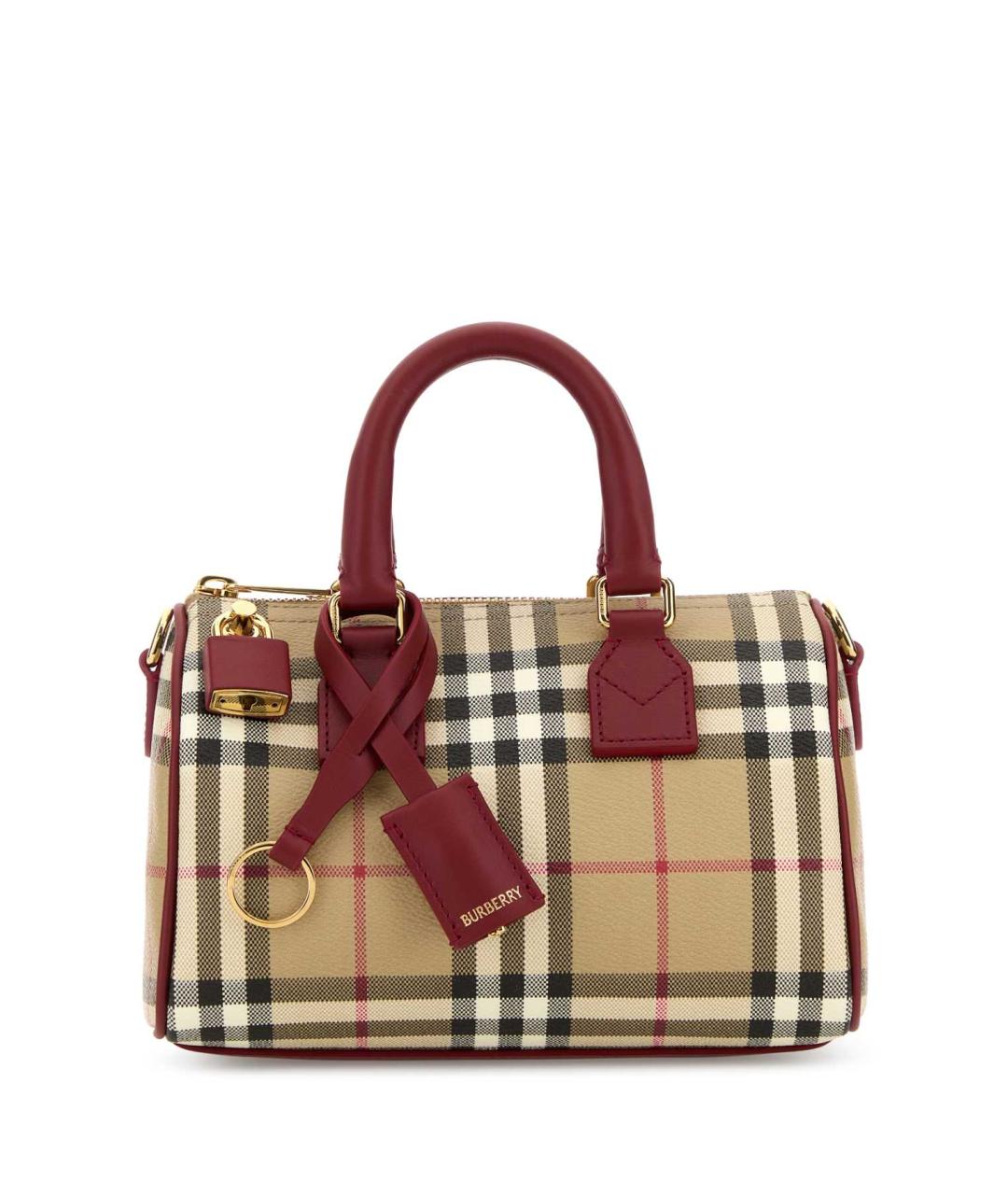 BURBERRY Мульти хлопковая сумка с короткими ручками, фото 1