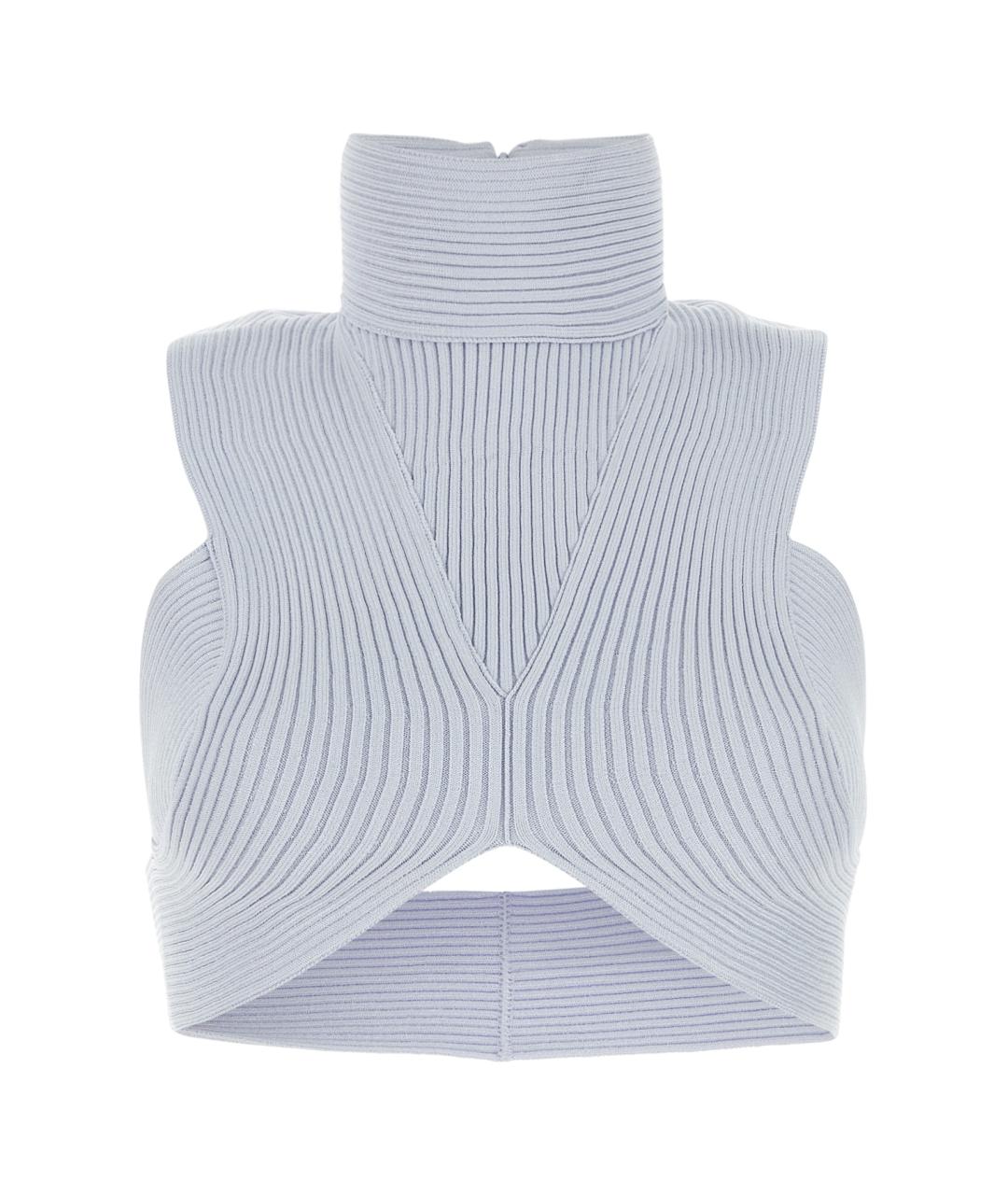 ALAIA Голубая майка, фото 1