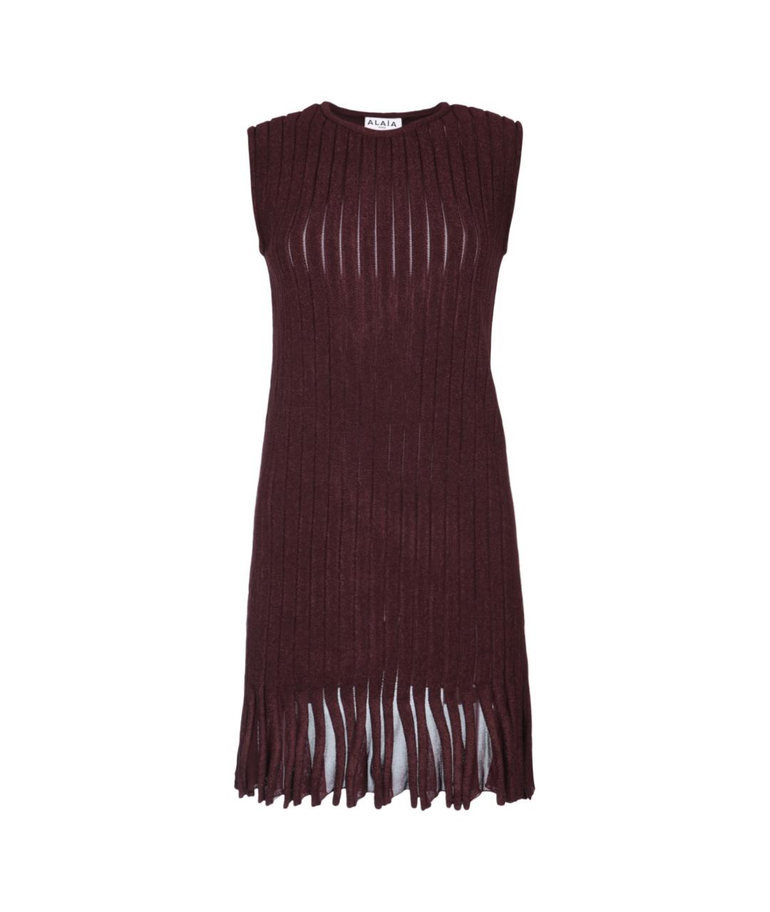 ALAIA Антрацитовое вискозное платье, фото 1