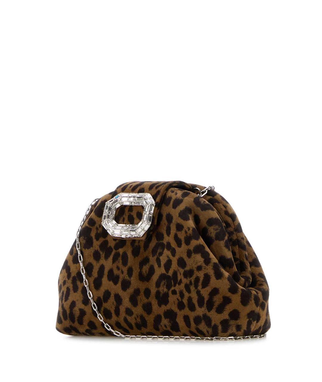 Amina Muaddi Мульти кожаная сумка с короткими ручками, фото 2