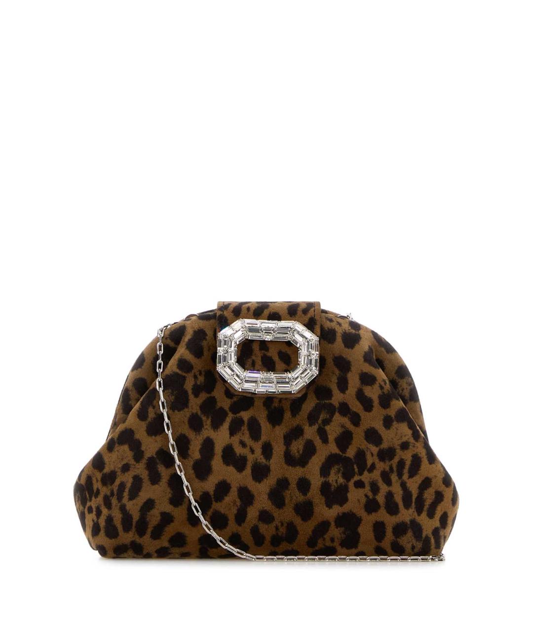 Amina Muaddi Мульти кожаная сумка с короткими ручками, фото 1