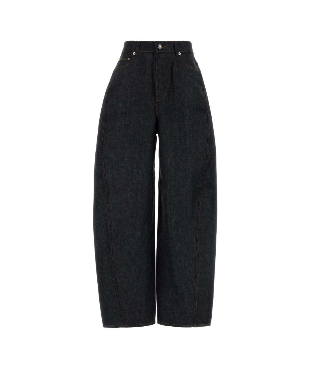 GIVENCHY Темно-синие хлопковые прямые джинсы, фото 1