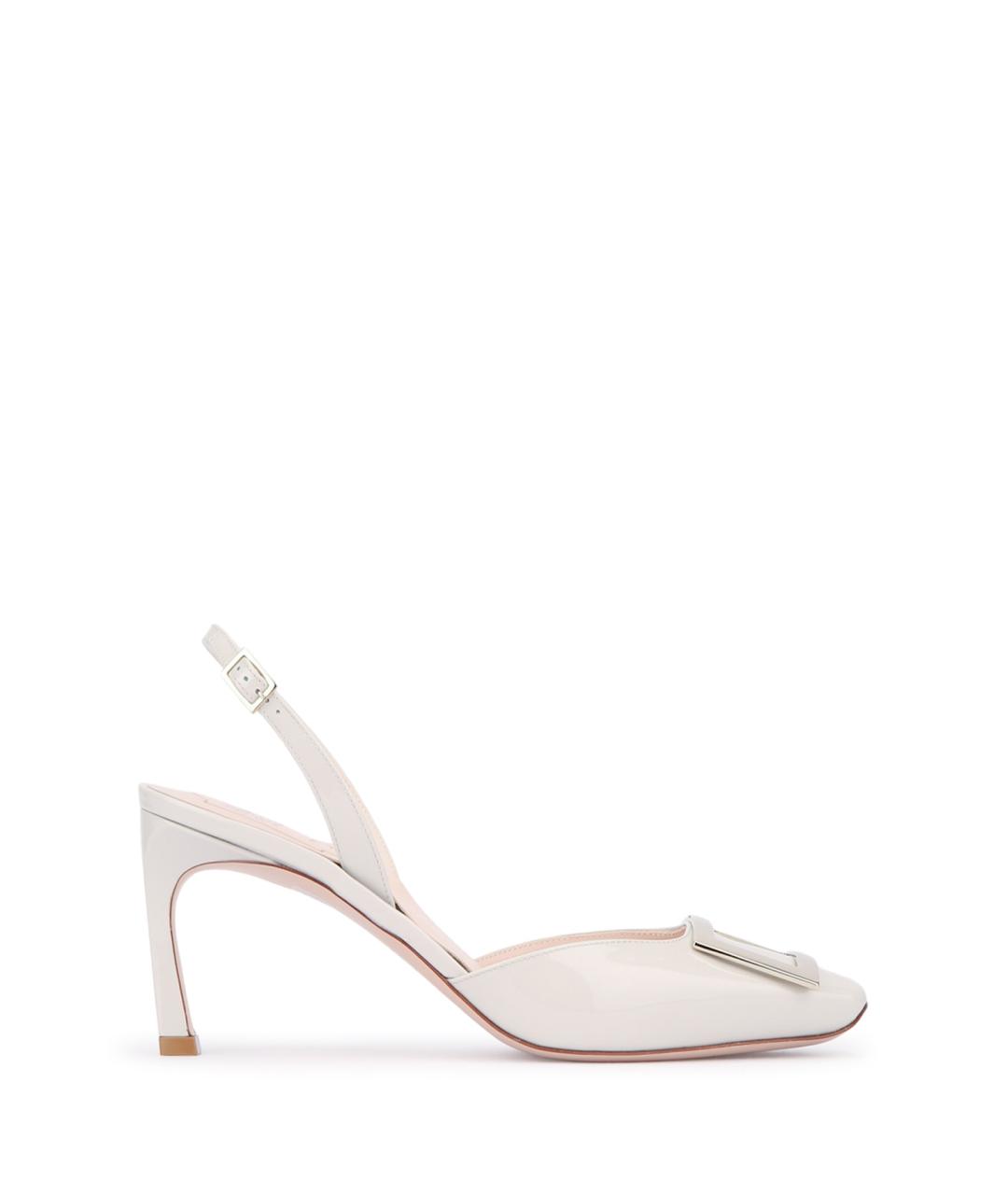 ROGER VIVIER Бежевые кожаные туфли, фото 1