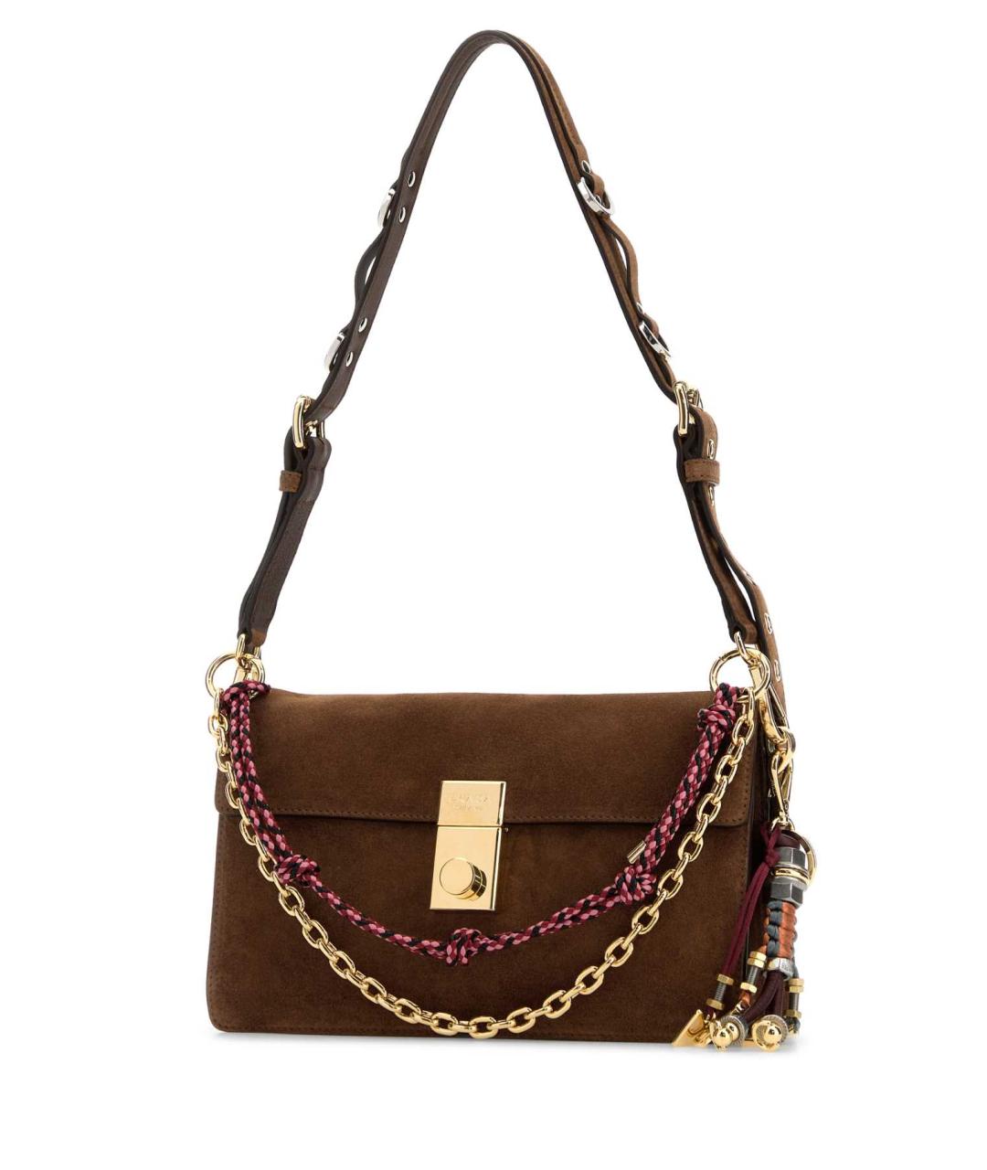 PRADA Коричневая кожаная сумка через плечо, фото 2