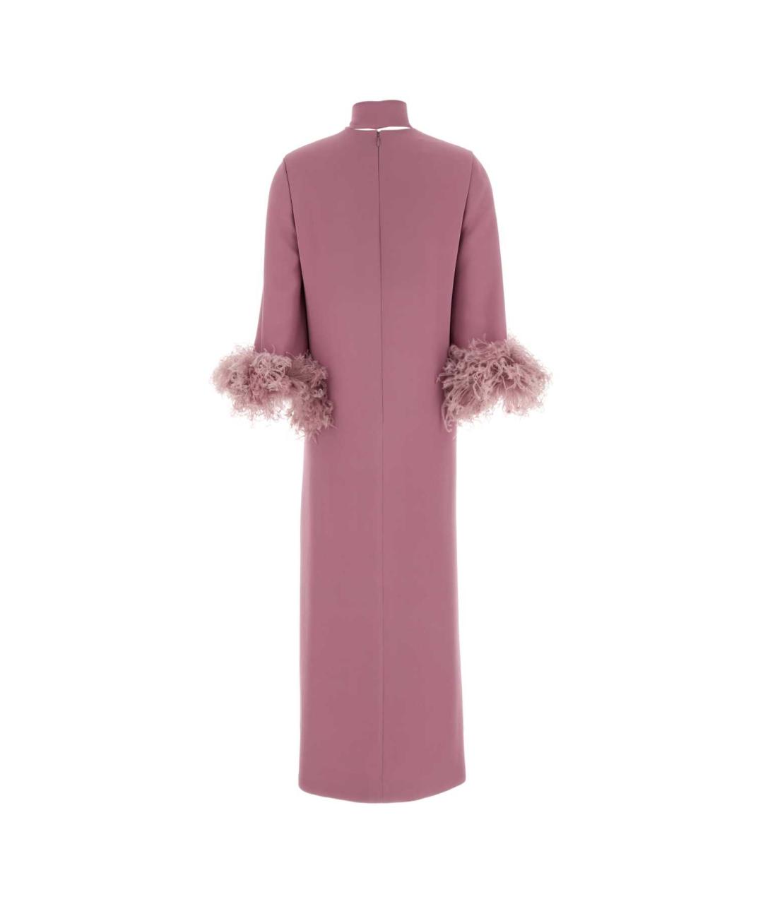 VALENTINO Розовое шелковое вечернее платье, фото 2