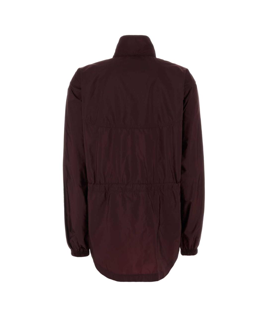 PRADA Бордовая полиамидовая куртка, фото 2