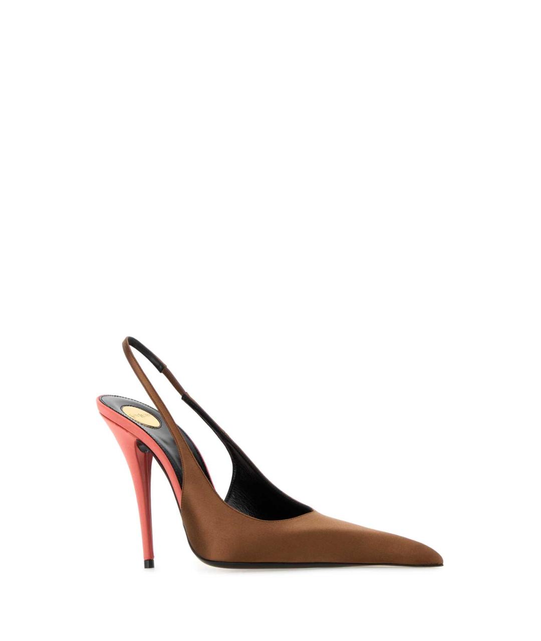 SAINT LAURENT Мульти текстильные туфли, фото 2