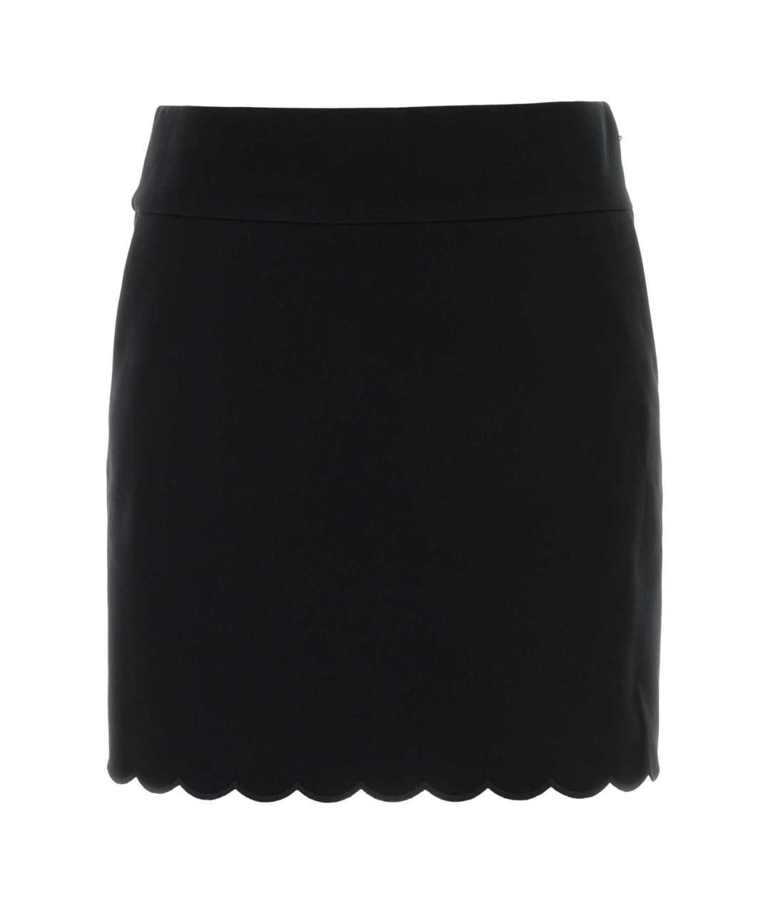 CHLOE Черная хлопковая юбка мини, фото 1