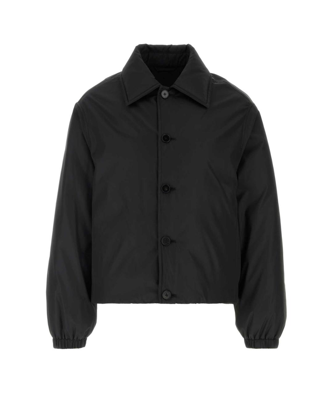 JIL SANDER Черная полиэстеровая куртка, фото 1