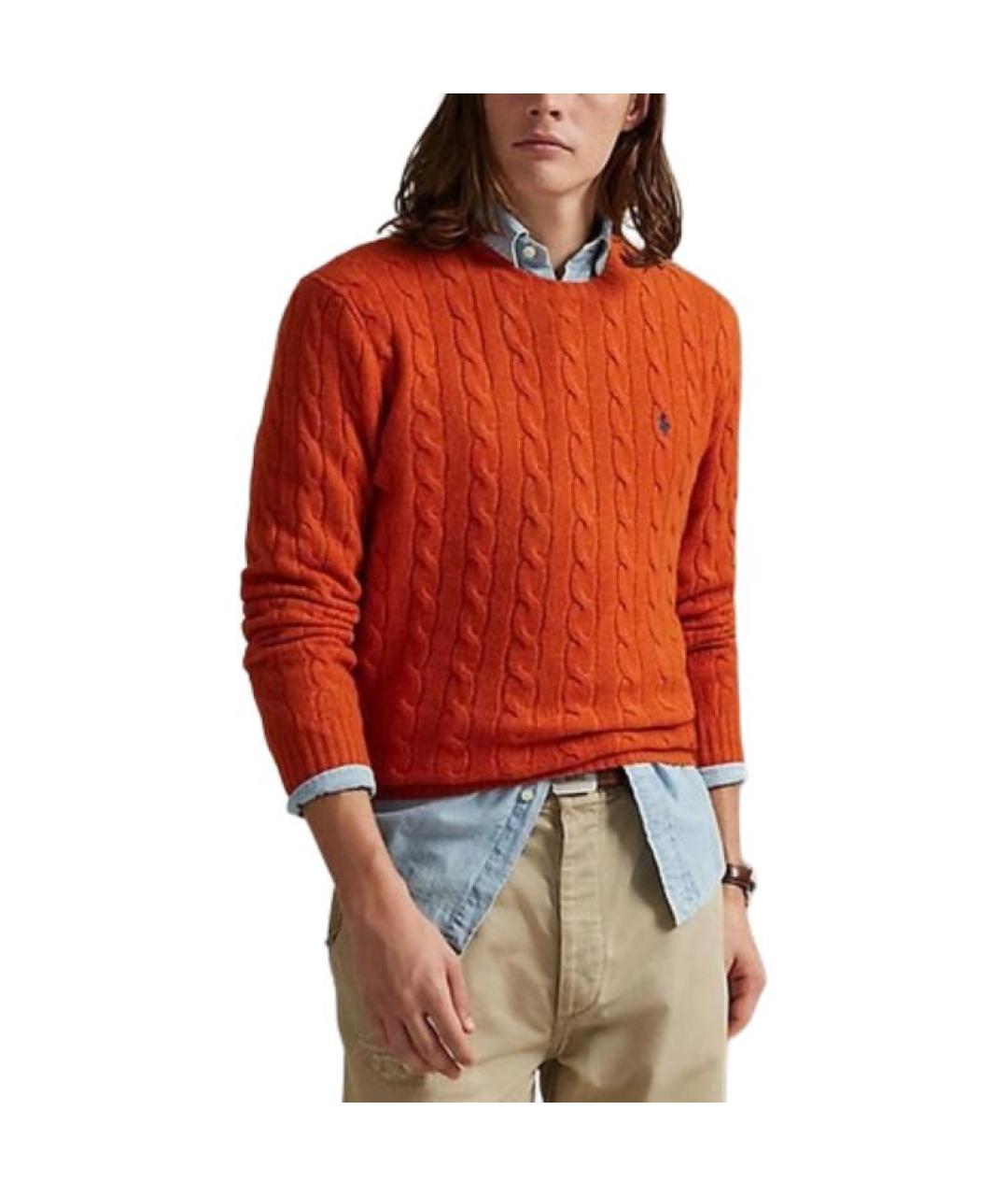 POLO RALPH LAUREN Оранжевый джемпер / свитер, фото 3