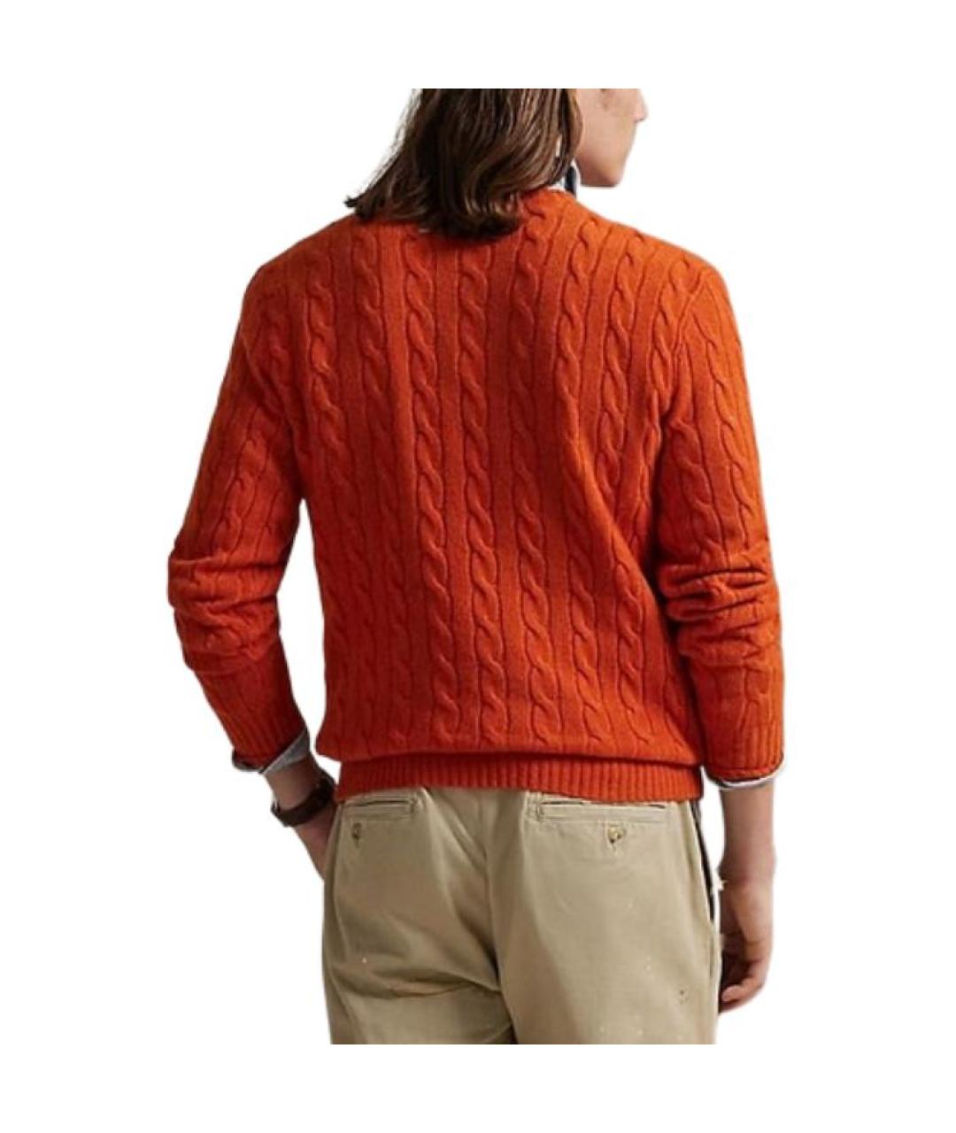 POLO RALPH LAUREN Оранжевый джемпер / свитер, фото 4
