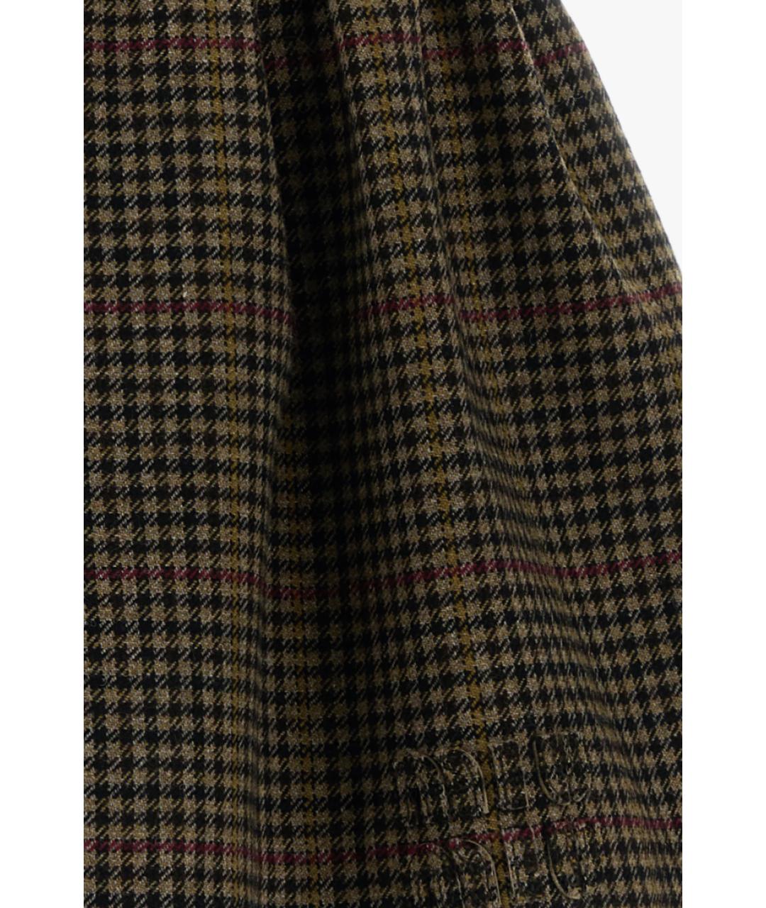 MIU MIU Мульти шерстяная юбка мини, фото 3