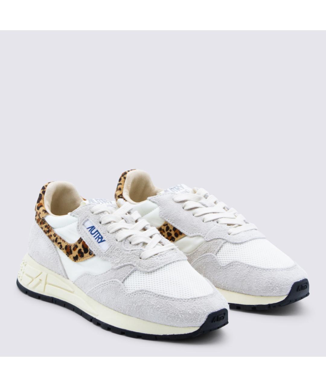 AUTRY Серые кожаные кроссовки, фото 2