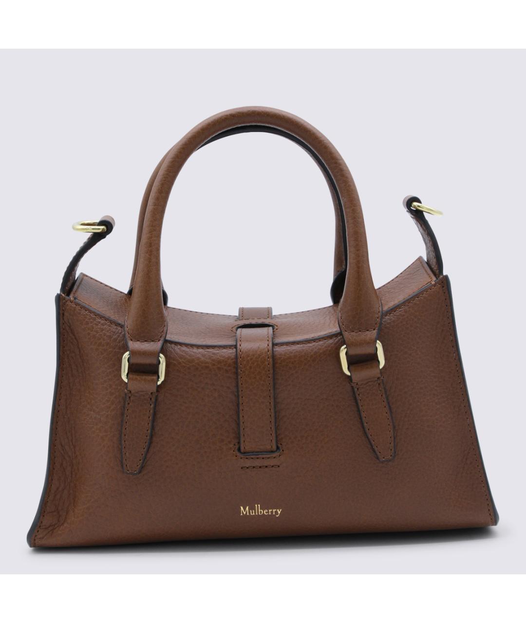 MULBERRY Коричневая кожаная сумка тоут, фото 3