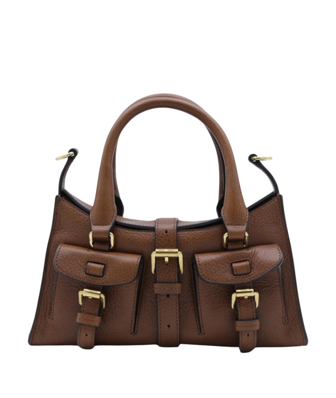 MULBERRY Коричневая кожаная сумка тоут, фото 1