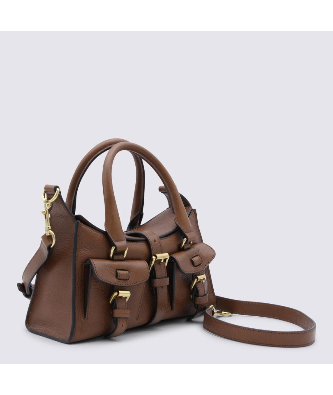 MULBERRY Коричневая кожаная сумка тоут, фото 2