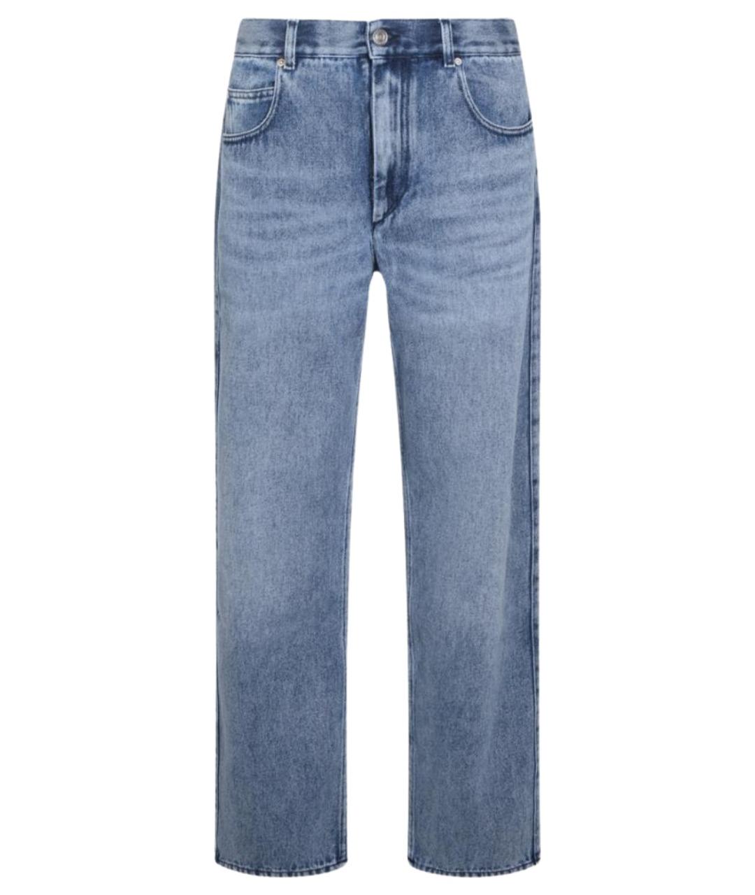 ISABEL MARANT ETOILE Синие прямые джинсы, фото 1