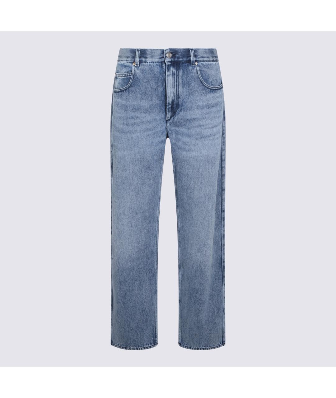 ISABEL MARANT ETOILE Синие прямые джинсы, фото 4