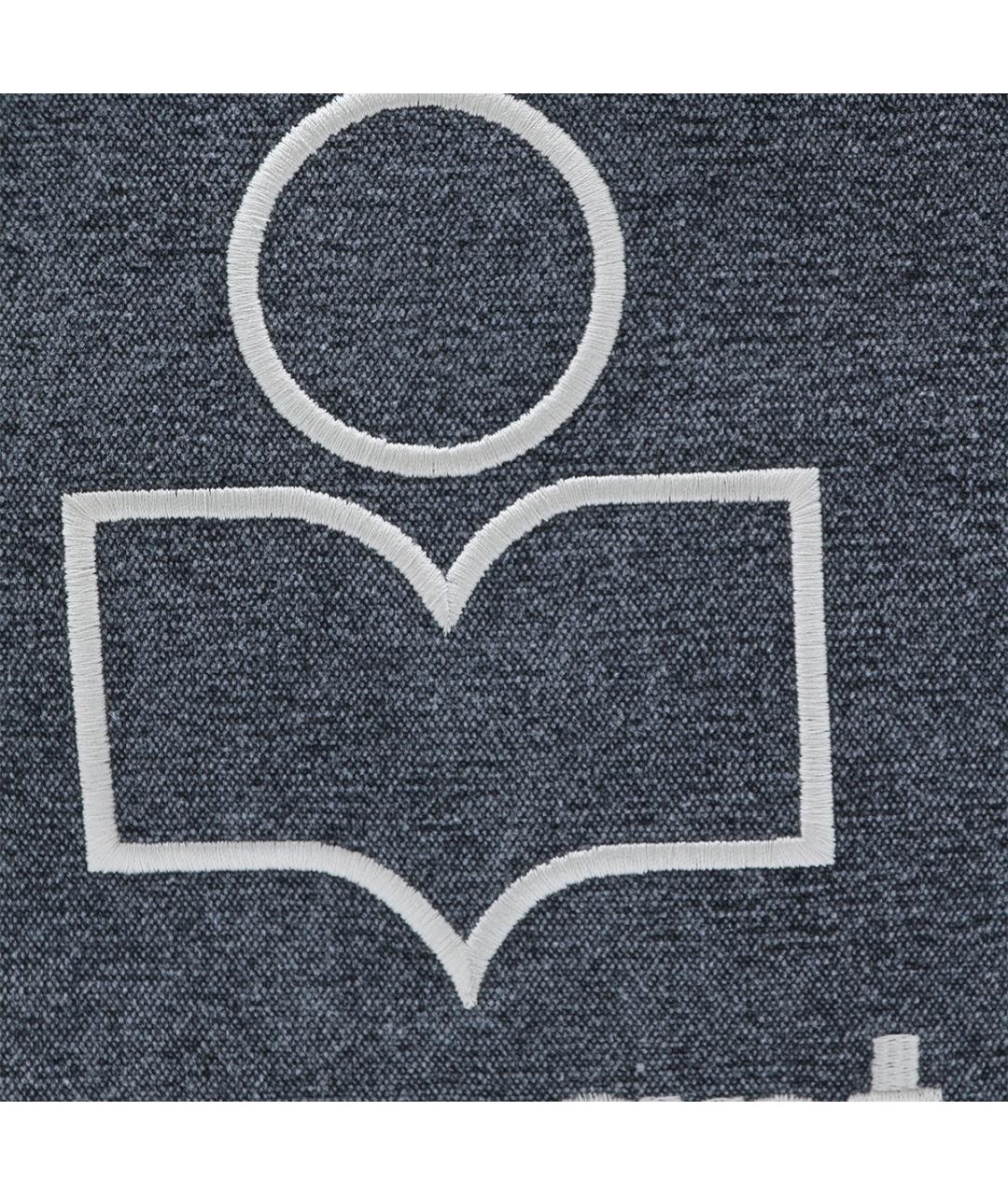 ISABEL MARANT Серая хлопковая сумка тоут, фото 4