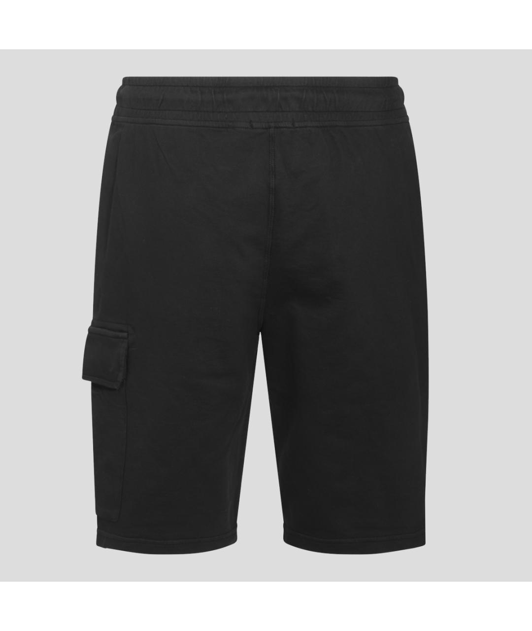 CP COMPANY Черные хлопковые шорты, фото 2