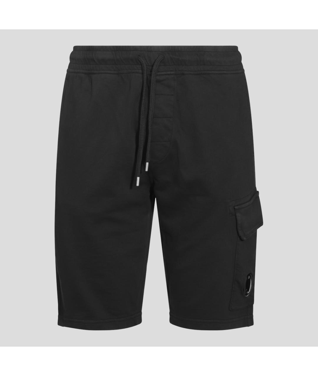 CP COMPANY Черные хлопковые шорты, фото 3