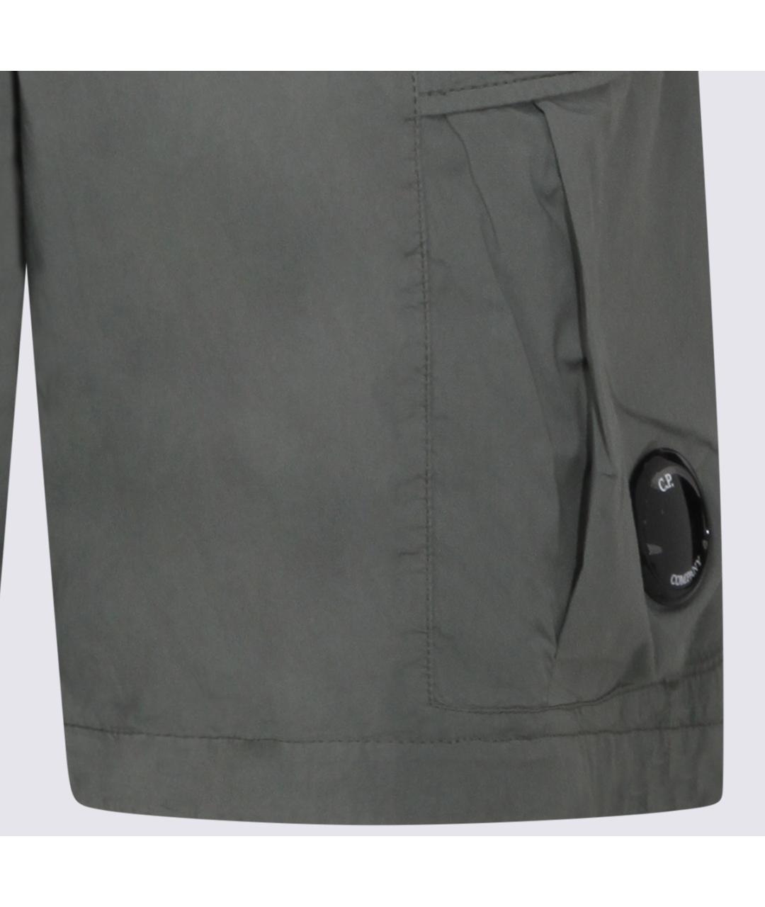 CP COMPANY Серые хлопковые шорты, фото 3