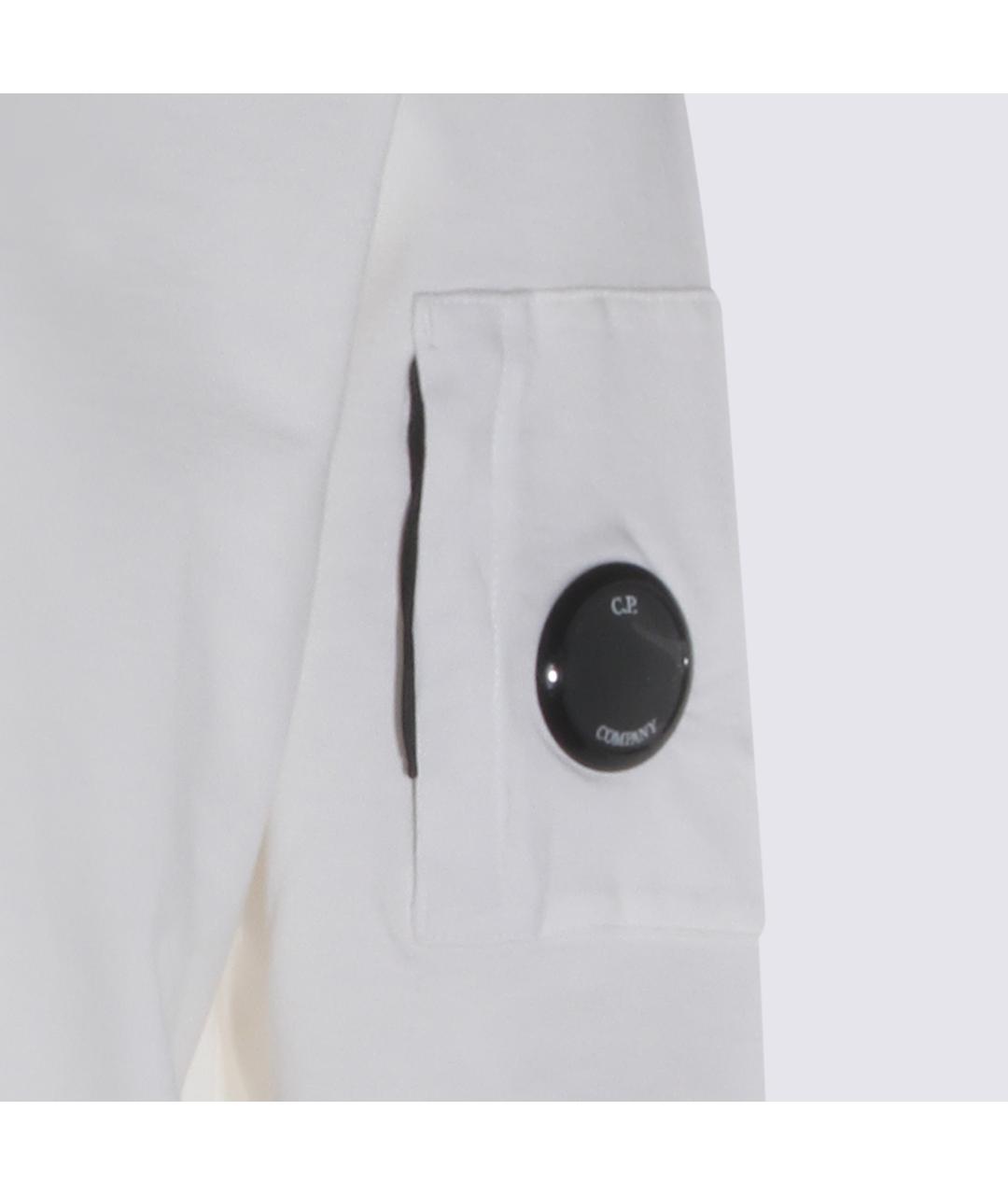 CP COMPANY Белый хлопковый джемпер / свитер, фото 3